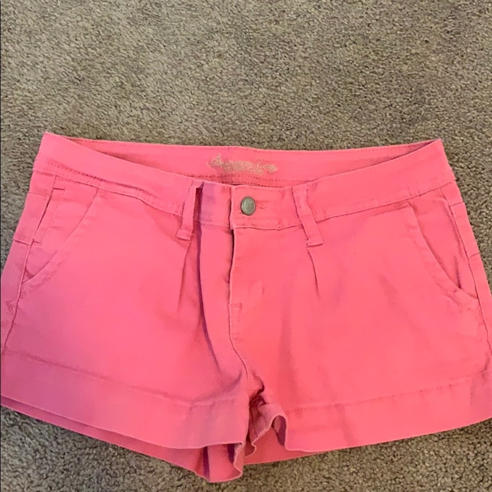 Pink America Rag shorts